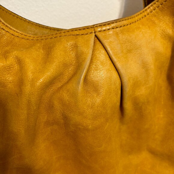 Coach Mustard Maggie Leather Purse - Picture 6 of 16